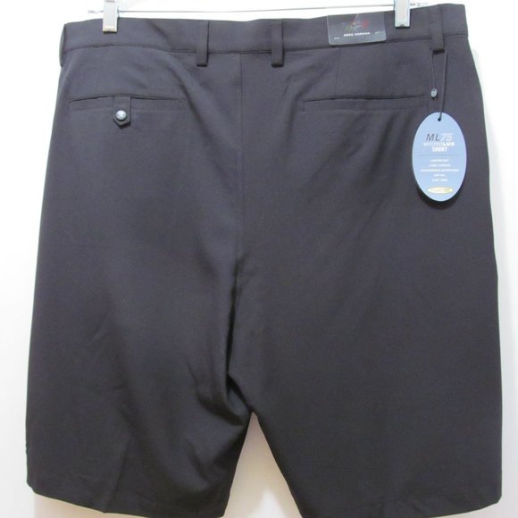 NWT Greg Norman Mens Shorts Black Size 38 ML75 Microlux Stretch Play Dry - Picture 6 of 16